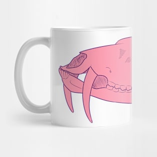 Pink Deer Mule Skull Mug